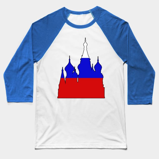 Russia - Cathedral (Flag) _069 Baseball T-Shirt by SpecialTee_Shop